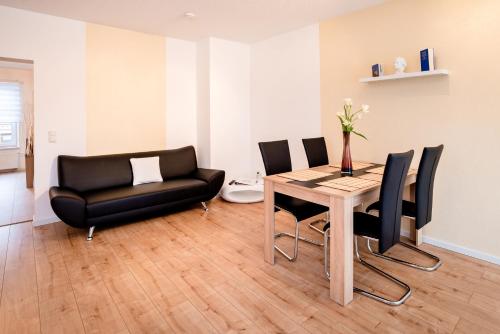Χώρος καθιστικού στο Apartments Rudolstadt