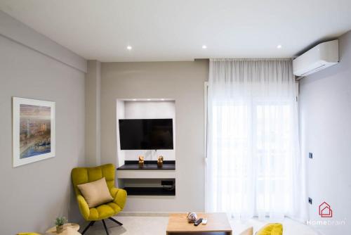 TV a/nebo společenská místnost v ubytování Ellis apartment B