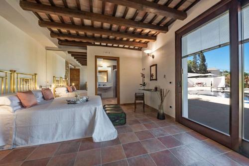 Ένα ή περισσότερα κρεβάτια σε δωμάτιο στο Villa Trepida