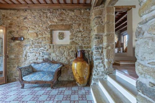 Χώρος καθιστικού στο Villa Trepida