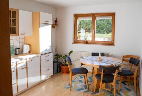 Kuchyň nebo kuchyňský kout v ubytování Apartment Mia Luise