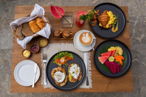 Jídlo v vily nebo okolí