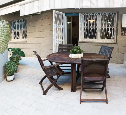 Αίθριο ή υπαίθριος χώρος στο Bilocale con spazio esterno attrezzato