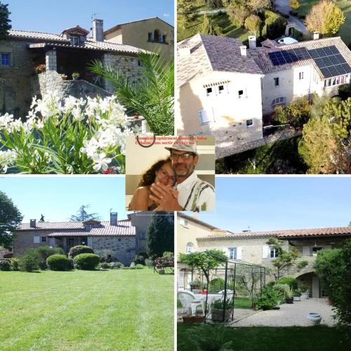 Maison avec jardin à Villeneuve-de-Berg, piscine partagée