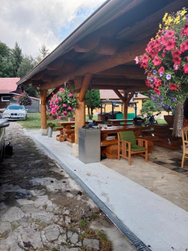 Сад в Penzion Monty Ranch