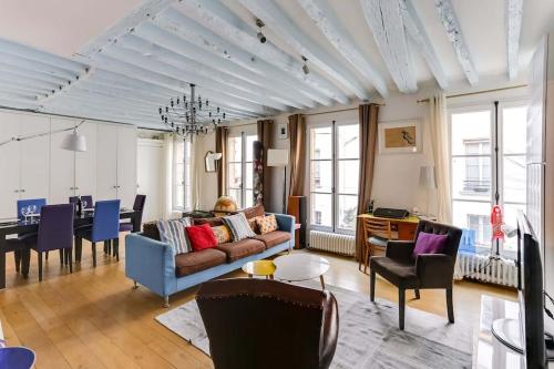 Marais district - Superb 3 bedroom flatent