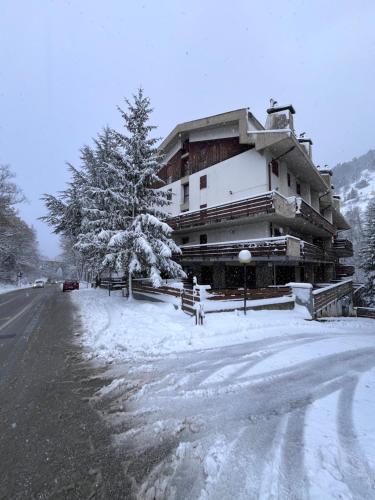 Rama Apartments v zimě