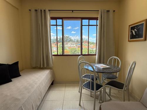 Posezení v ubytování Apartamento 1 quarto Aconchegante em Águas de Lindóia