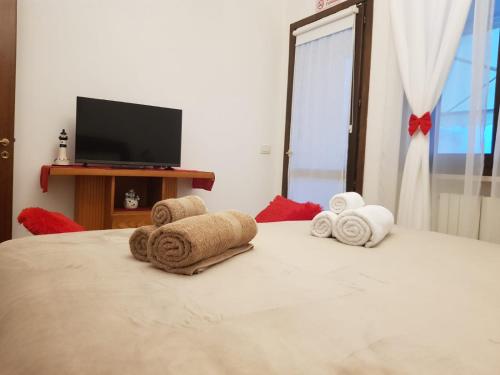 Postel nebo postele na pokoji v ubytování B&B Galateo