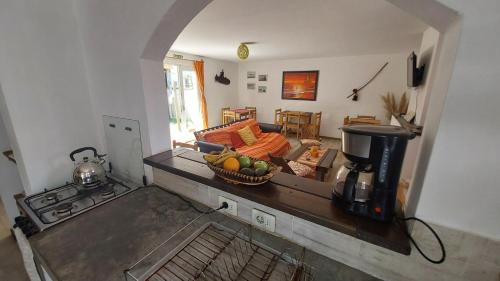 Η κουζίνα ή μικρή κουζίνα στο Las Palmas Beach Hostel