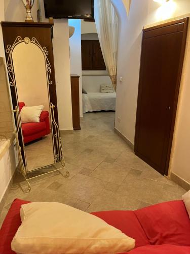 Postel nebo postele na pokoji v ubytování Suite San Francesco