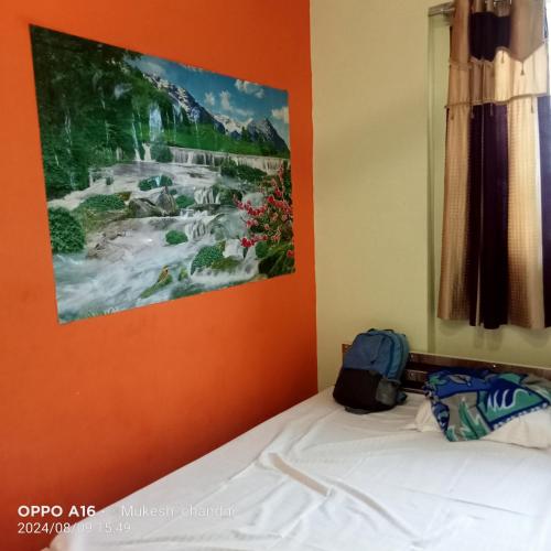 Katil atau katil-katil dalam bilik di Amul home stay
