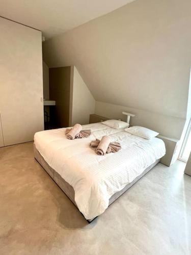 Postel nebo postele na pokoji v ubytování Beach House Stellar