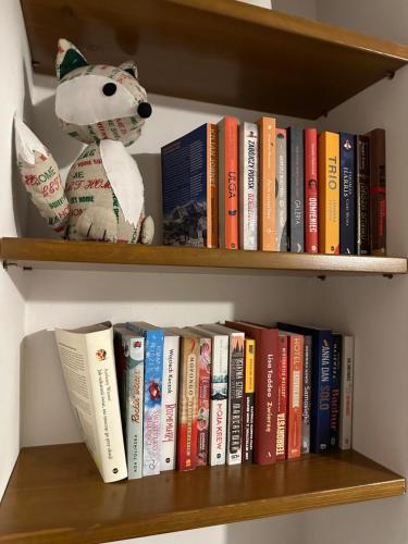 Biblioteca en la habitación en casa particular