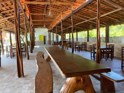 Restaurace v ubytování Chalé Porto dos Lençóis 14 - Barreirinhas - Nova administração