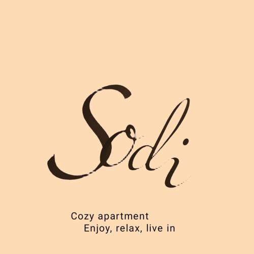 an illustration of calligraphy for the word ad at Sodi Cozy apartment in Kardítsa