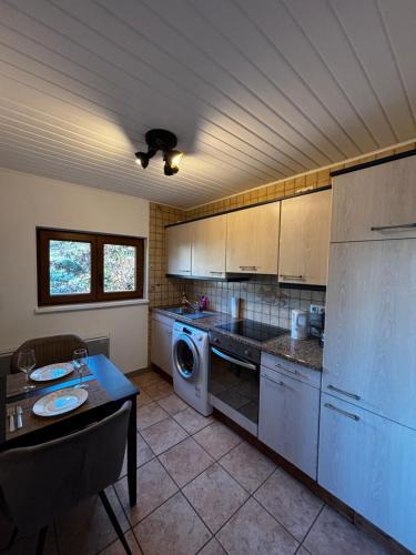 Kuchyň nebo kuchyňský kout v ubytování Tunnel house