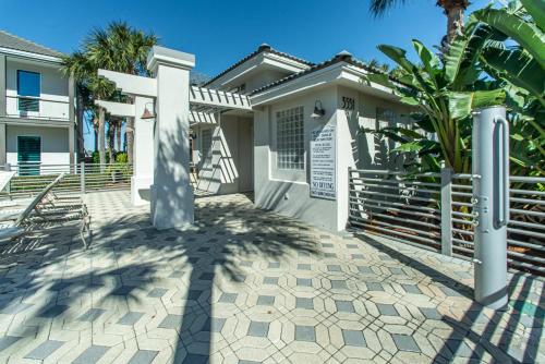 a white cross in front of a house at Destiny Beach Villas #20A in Destin