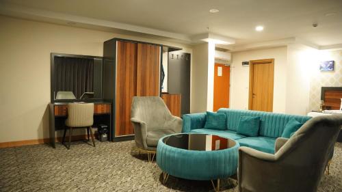 Χώρος καθιστικού στο El Emin İstanbul Hotel