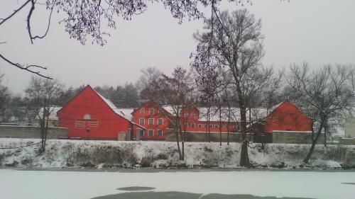 Podřipská Farma en invierno