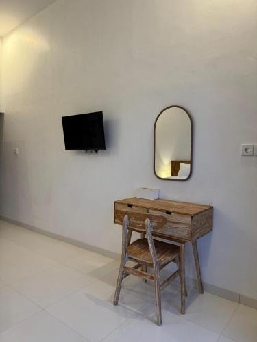 Televisyen dan/atau pusat hiburan di Bayedan Homestay