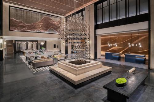 Sheraton Lanzhou Anningにあるシーティングエリア