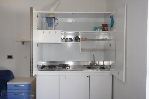 Køkken eller tekøkken på Monolocale con vista mozzafiato