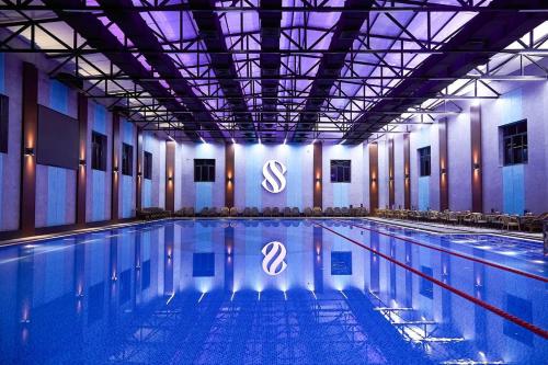 Bazén v ubytování Simma Hotel Spa & Waterpark nebo v jeho okolí