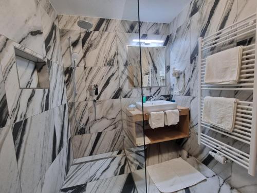 Kúpeľňa v ubytovaní St. Florian Appartements