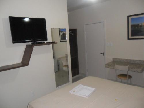 Hotel Volp Patosにあるテレビまたはエンターテインメントセンター