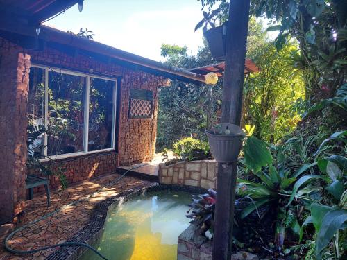 Κήπος έξω από το Mandalas Ecolodge Ecotourismo Altos Cerro Azul, Rain Forest Natural,Chagres National Park