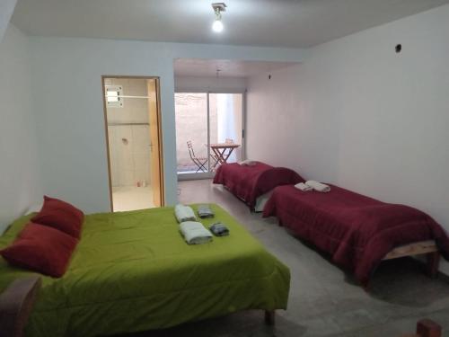 Ένα ή περισσότερα κρεβάτια σε δωμάτιο στο Hotel Lincoln Rooms