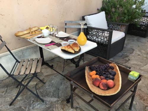 Mad på bed and breakfast-stedet eller i nærheden