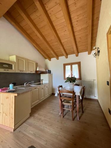 Kuchyň nebo kuchyňský kout v ubytování Orobie Holiday Apartments