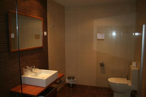 Koupelna v ubytování Hotel Casa Custodio