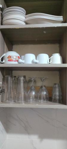 Kuchyň nebo kuchyňský kout v ubytování Air-bnb in Kitengela