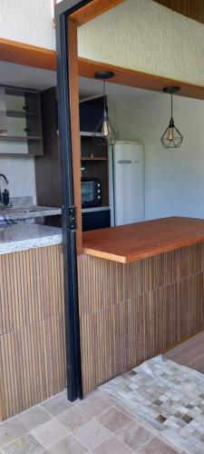 Η κουζίνα ή μικρή κουζίνα στο Loft Refugio na Serra-RJ