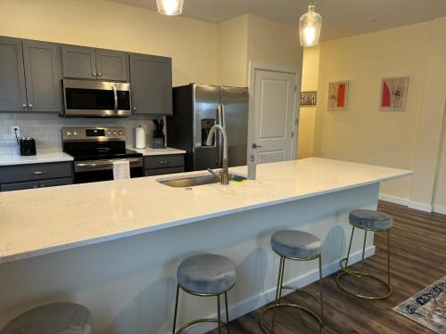 Kuchyň nebo kuchyňský kout v ubytování N Walnut Street