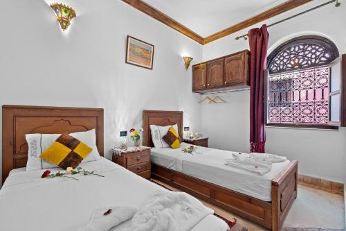 Lova arba lovos apgyvendinimo įstaigoje Riad Marwa Marrakech