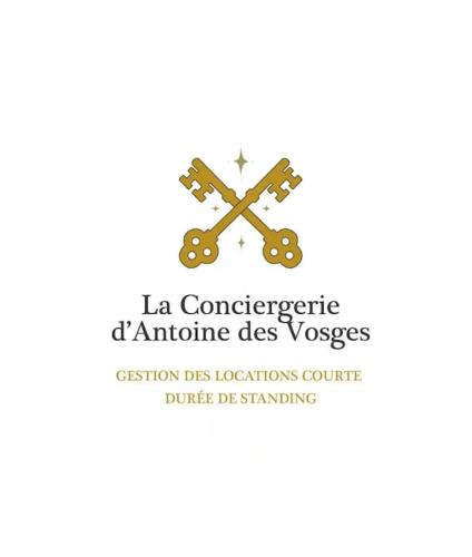 un logo pour la confédération à tout moment dans l'établissement La Tanière du Loup, près des pistes & lacs, à Xonrupt-Longemer