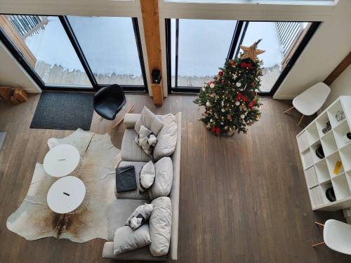 Χώρος καθιστικού στο Nomade A unique experience in the heart of nature