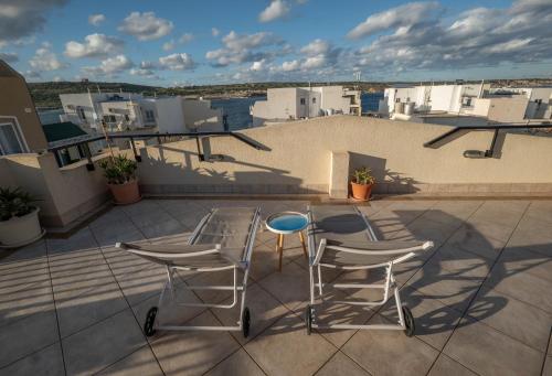Balkón nebo terasa v ubytování Aloe Vera penthouse corner