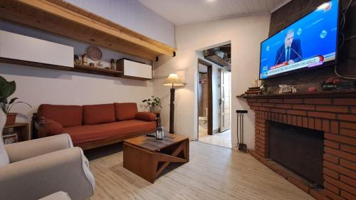 TV a/nebo společenská místnost v ubytování Casa-Punta del Este