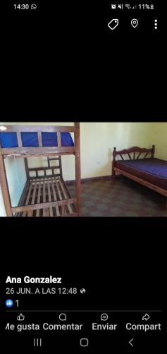 Ένα ή περισσότερα κρεβάτια σε δωμάτιο στο Habitación anita