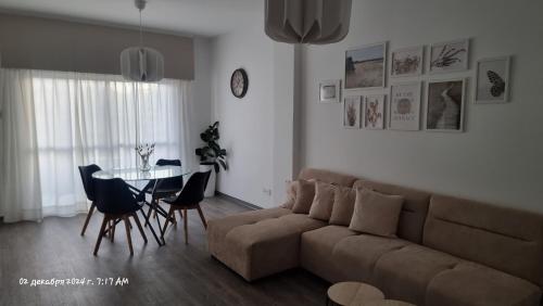 Posezení v ubytování Beach apartment's
