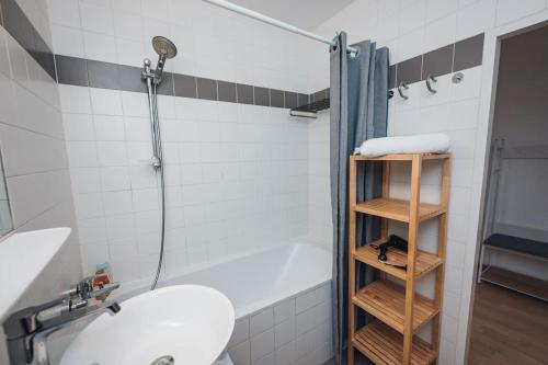 Kúpeľňa v ubytovaní Designer-Apartment zum Wohlfühlen