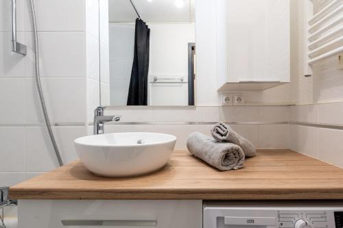 Et badeværelse på Jazz - Studio 4p au pied des pistes