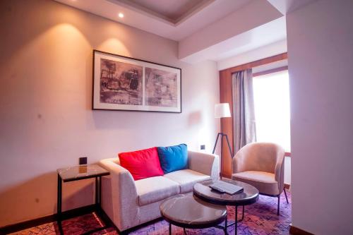 Un lugar para sentarse en Ishaan Sarovar Portico Deoghar