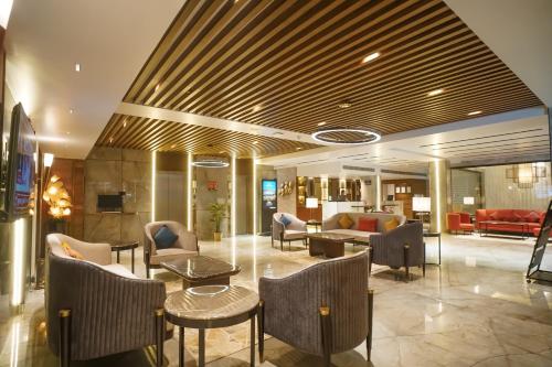 Un lugar para sentarse en Ishaan Sarovar Portico Deoghar