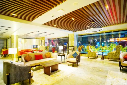 Un lugar para sentarse en Ishaan Sarovar Portico Deoghar